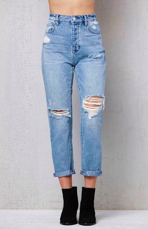 Zara distressed boyfriend jeans clearance