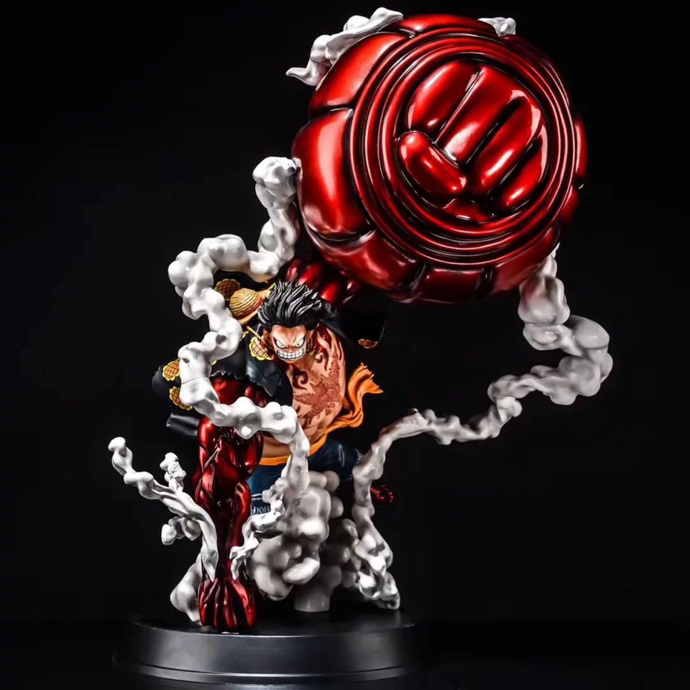 [50cm!] One Piece Monkey D Luffy Dressrosa Gear 4 Haki Kong Gun Vs