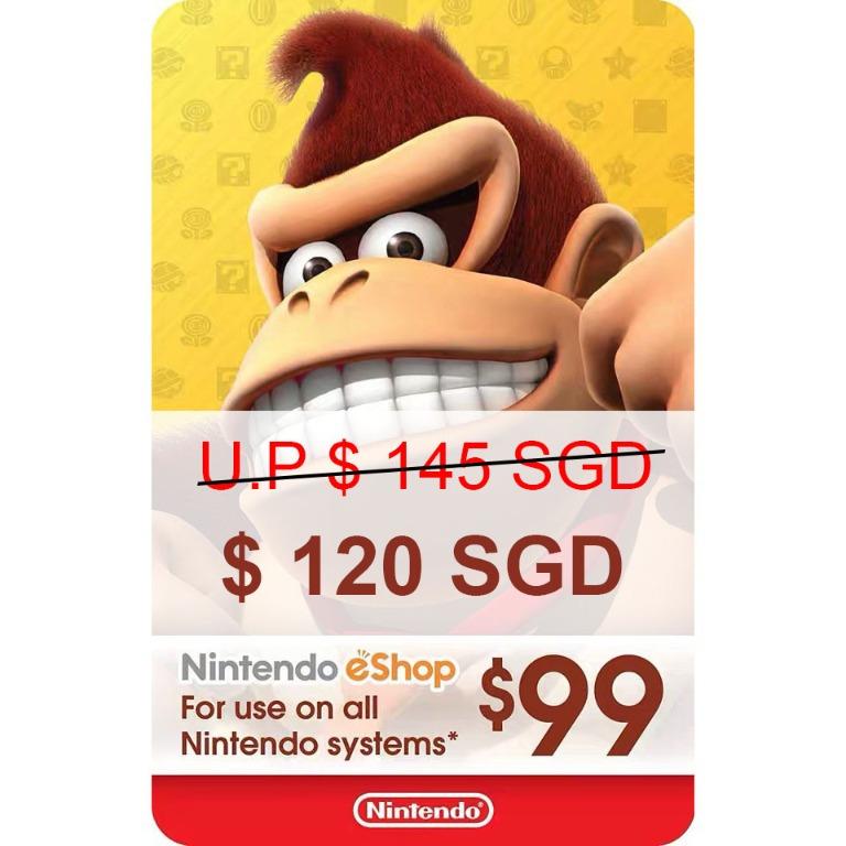 nintendo eshop $99 gift card