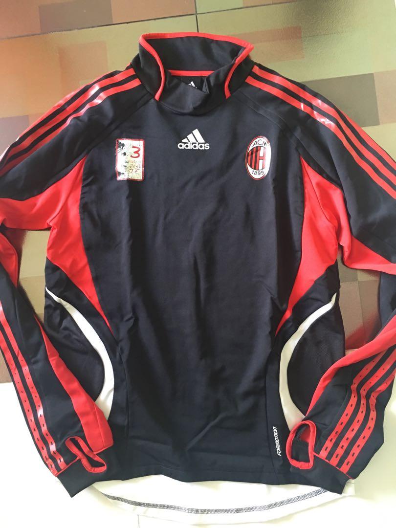 ac milan warm up shirt