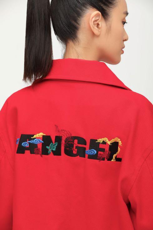 PRICE REDUCED Angel Chen X H M Jacket in red Women s Fashion