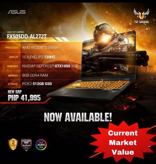 Asus Tuf Gaming Fx505dd Electronics Computers Laptops On Carousell