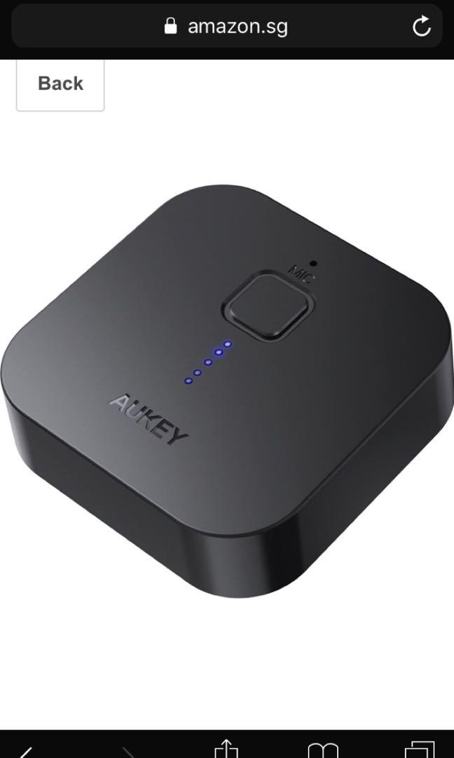 AUKEY Bluetooth Receiver V4.1 Wireless Audio Music Adapter A2DP