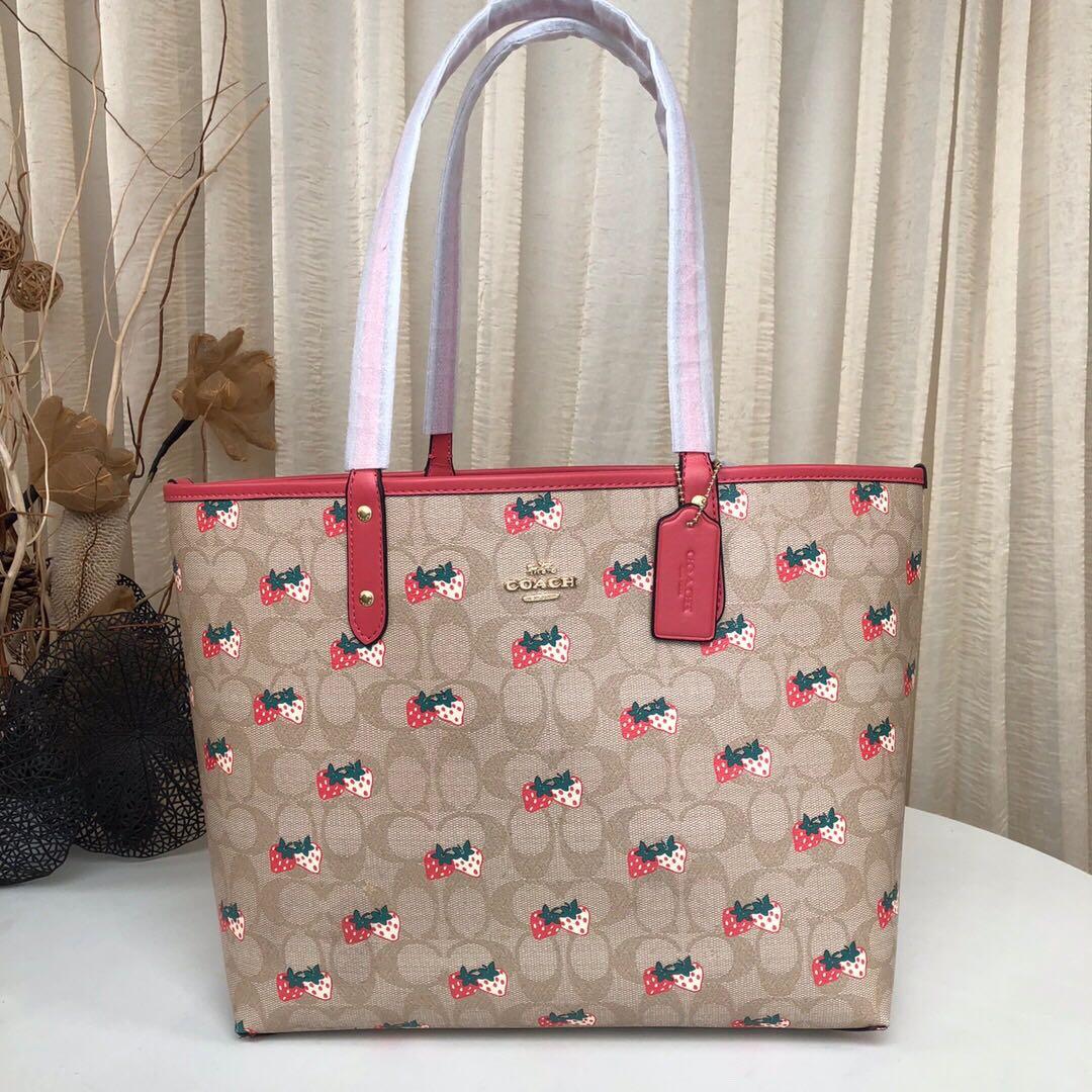 coach purse strawberry