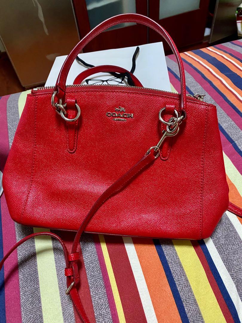 Red Coach purse | Coach purses, Purses, Coach