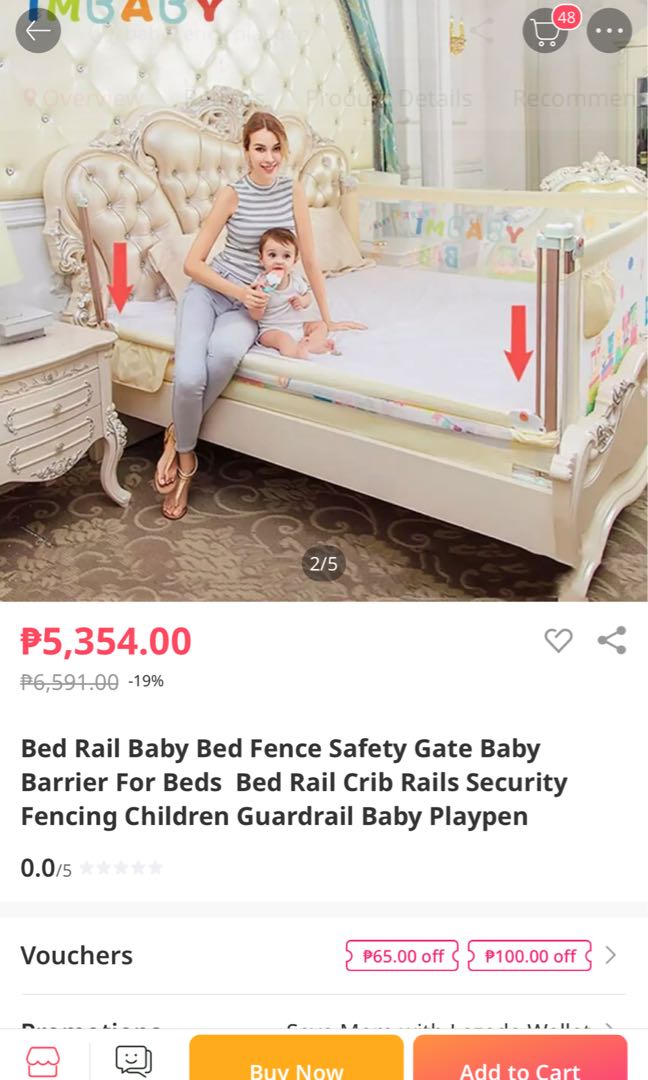 baby bed guard