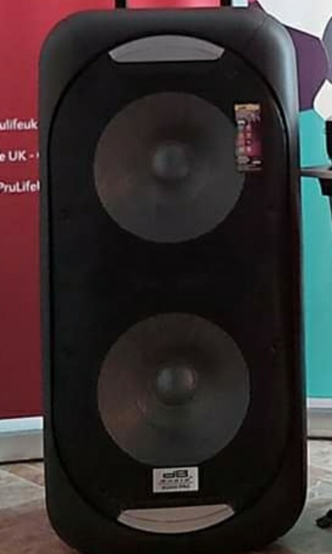 big speaker with mic