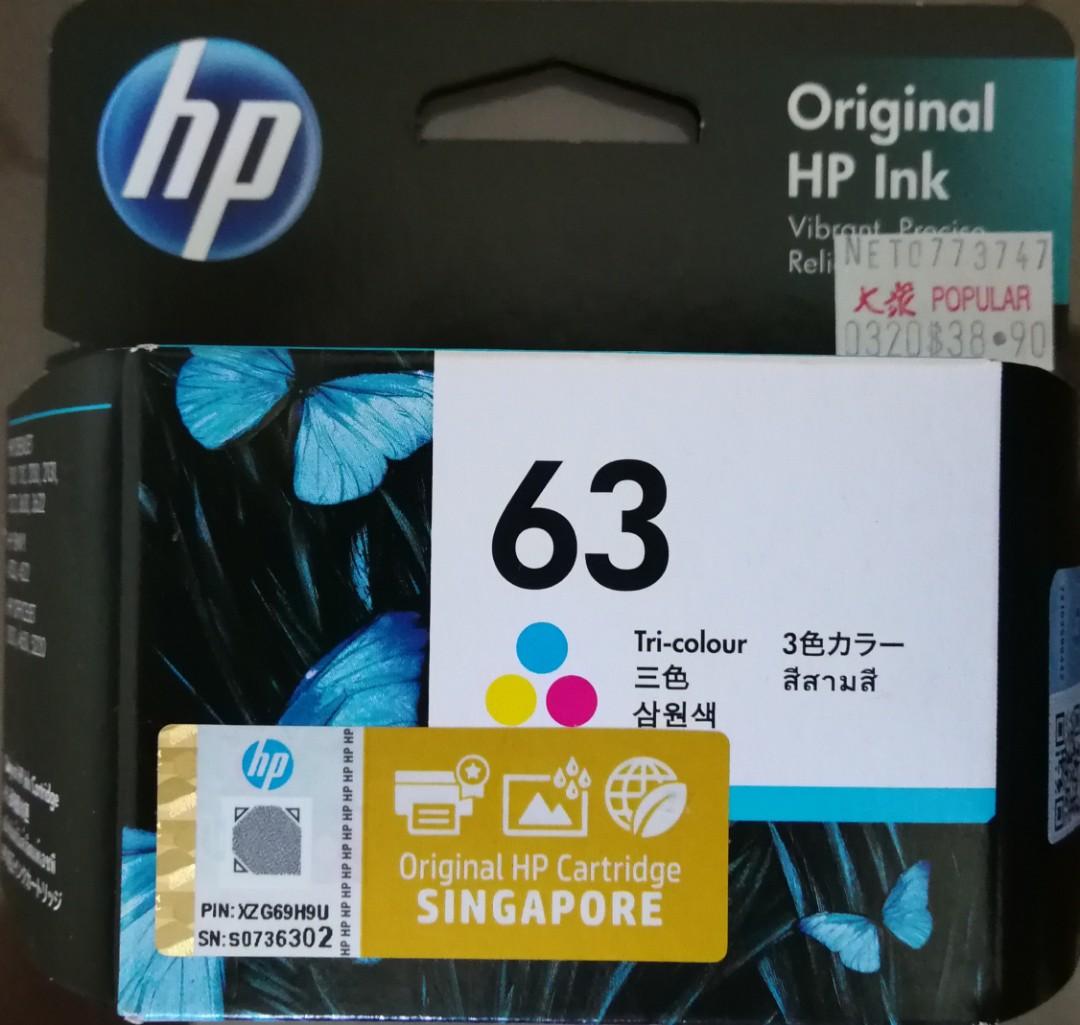 hp 63 colour ink