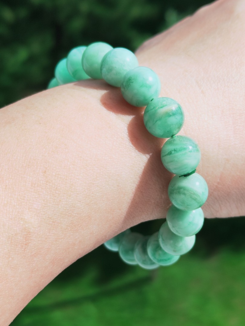Green top calcite bracelet