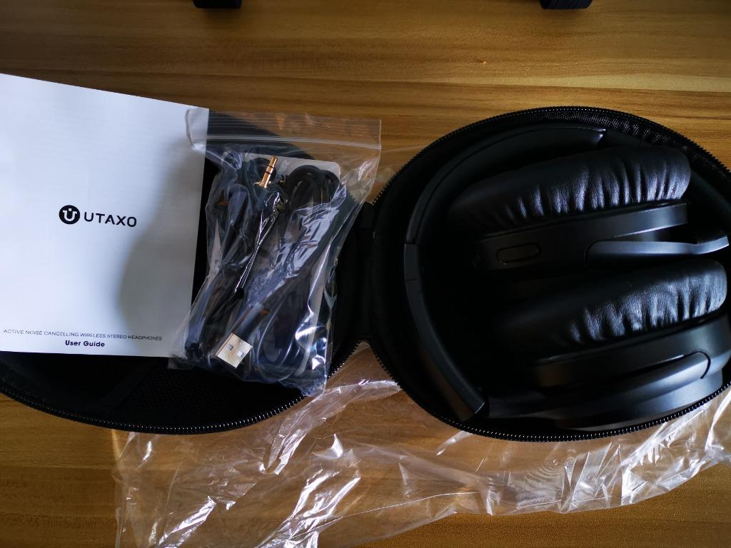 NEW UTAXO Active Noice Cancelling Wireless Headphones Audio