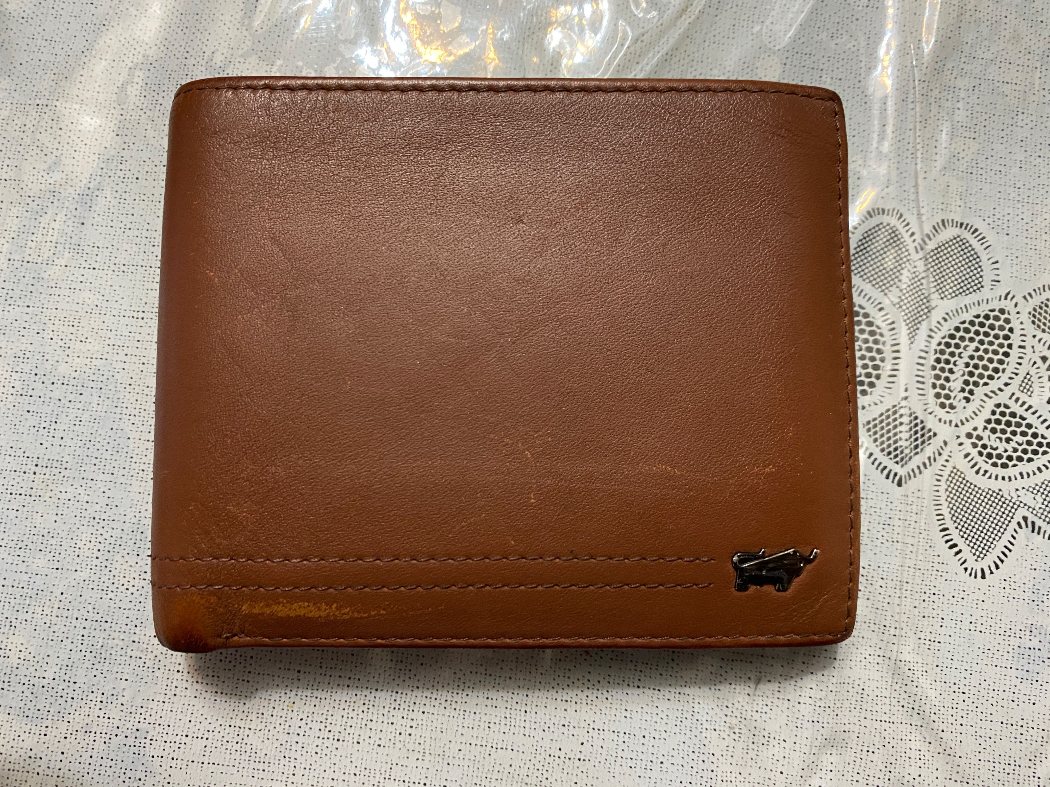 Braun Buffel Leather Wallet Brown, Luxury, Bags & Wallets on Carousell