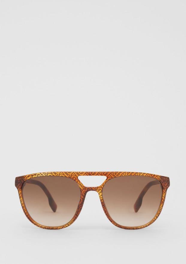 Burberry monogram sunglasses deals
