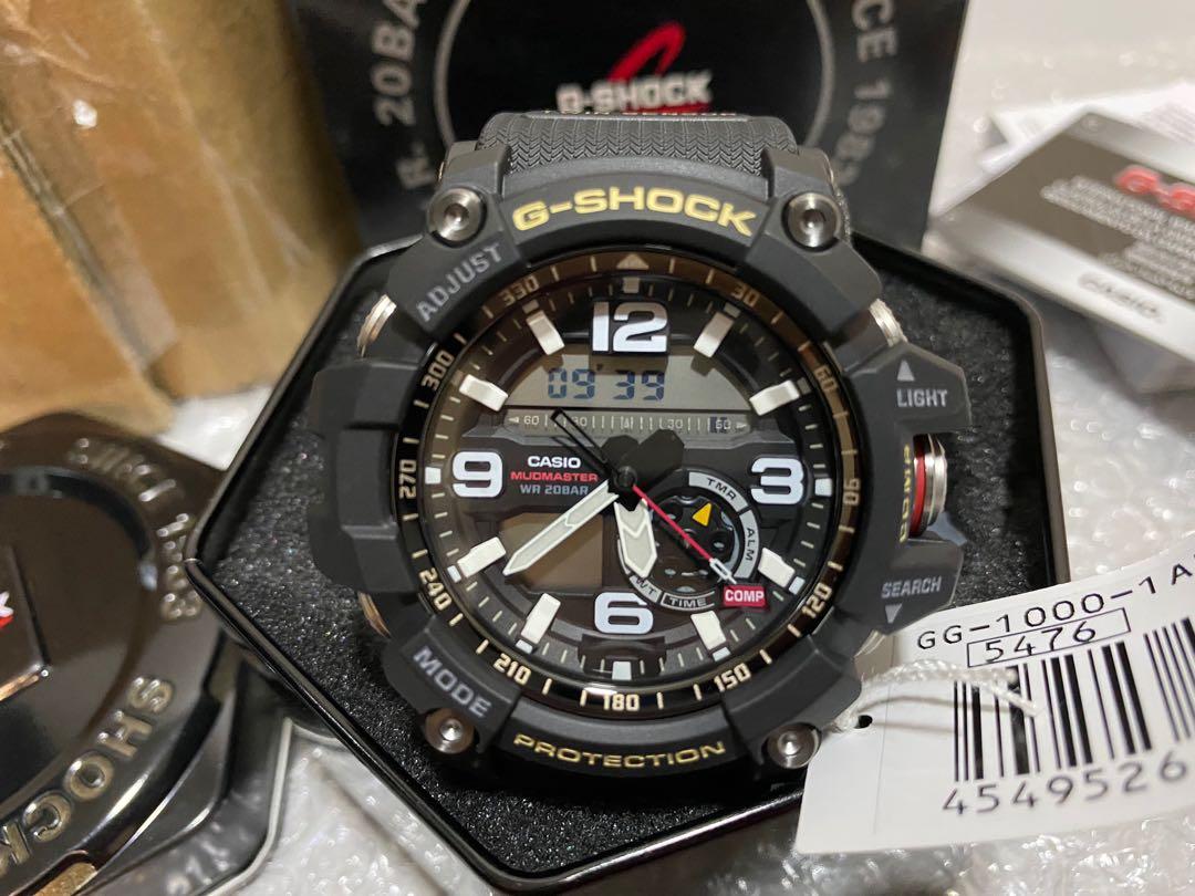 casio g shock mudmaster wr20bar