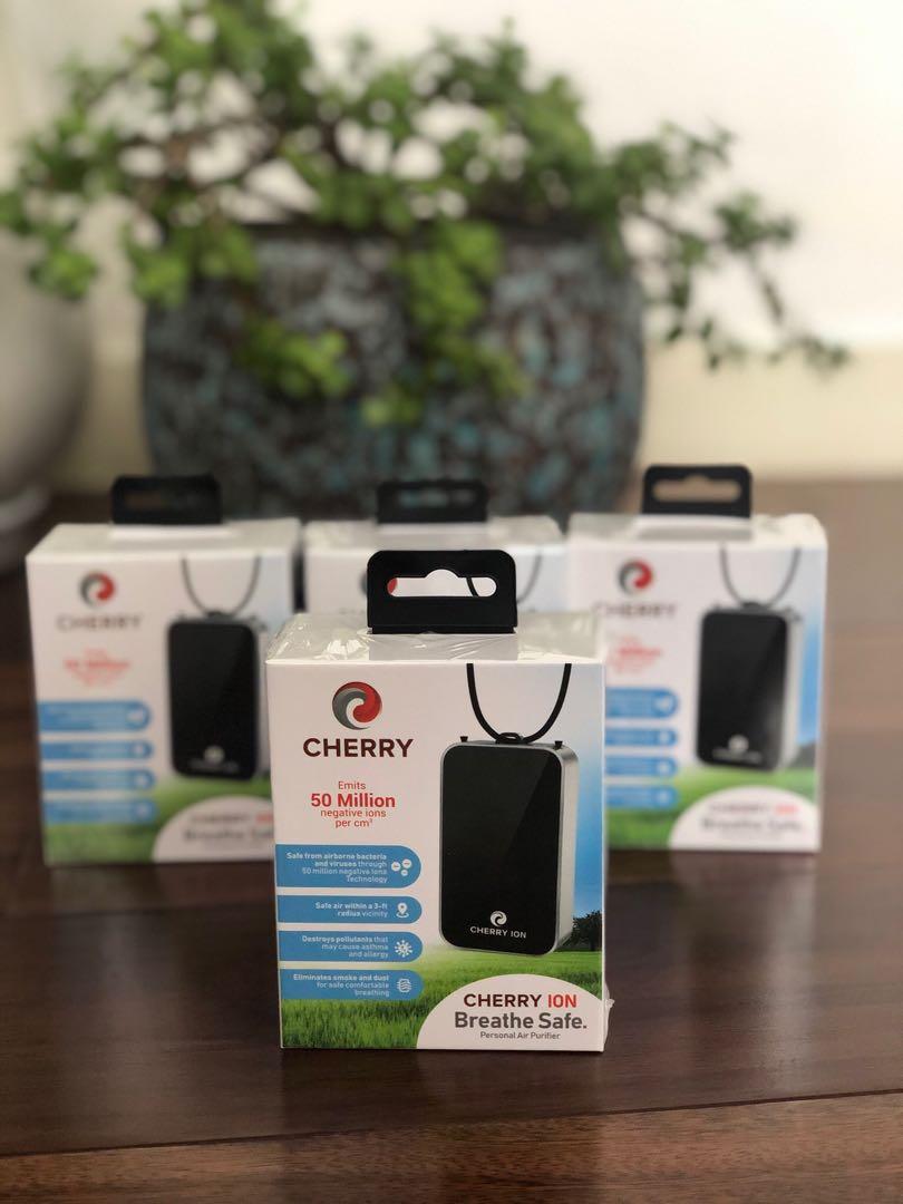 Cherry Ion air purifier (Category: Air Purifiers & Dehumidifiers) located in Pateros City. Submitted by engvc (Listing ID 1012811218, Image 2). Description: Cherry Ion personal air purifier Never leave home without it! Stay safe! One color Black gold (5) Payment: bdo, bpi or gcash Pick up makati or taguig Delivery c/o buyer Pm me if you have questions! Stocks on hand! .