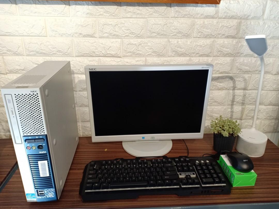 Computer for Online Classes and Work from Home (Category: Desktops) located in Manila. Submitted by mommyclark (Listing ID 1012679686, Image 1). Description: 🎌🎌SALE SALE SALE🎌🎌🎌 🎌🎌🎌🛬NEW ARRIVAL🛬🎌🎌🎌🎌 SLIGHTLY USED COMPUTERS FROM 🇯🇵JAPAAAAAAAAN 🇯🇵 BRAND : NEC PROCESSOR: INTEL CORE i5 RAM : 4GB MEMORY HDD : 250GB CPU ONLY : php4800 WITH 1YR REPLACEMENT WARRANTY COMPUTER PACKAGE for ONLY php7999 CPU i5 / 2nd Gen / 4gb RAM / 250gb RA