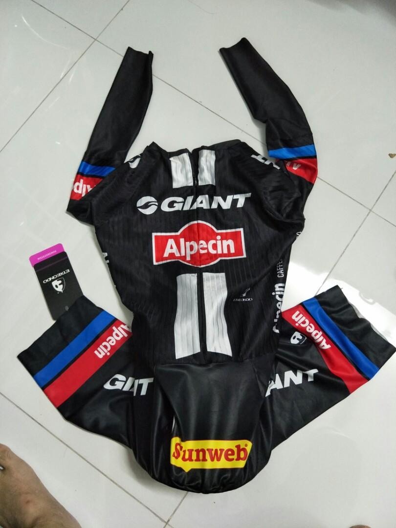Cycling Giant Alpecin LS Aero TT Speedsuit S, Sports Equipment ...