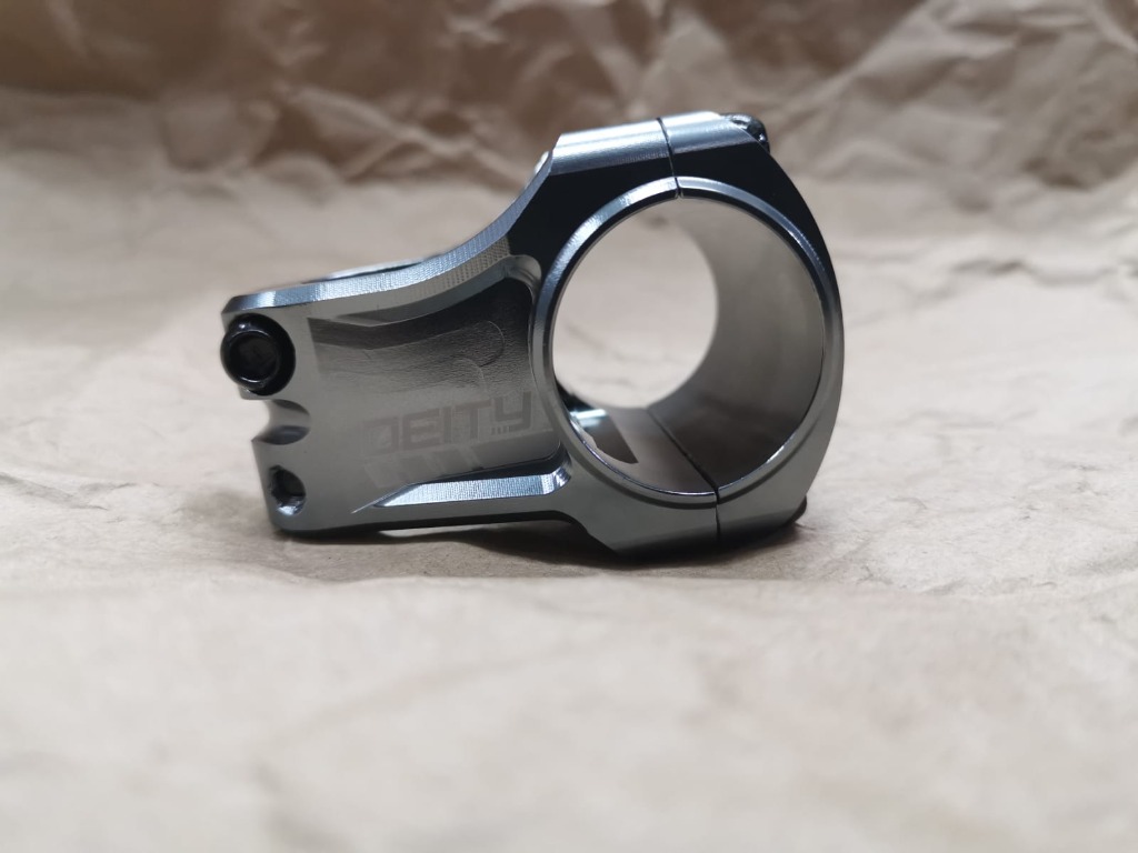 Deity Components Copperhead 35mm Stem Platinum Sports Equipment Bicycles Parts Parts Accessories on Carousell