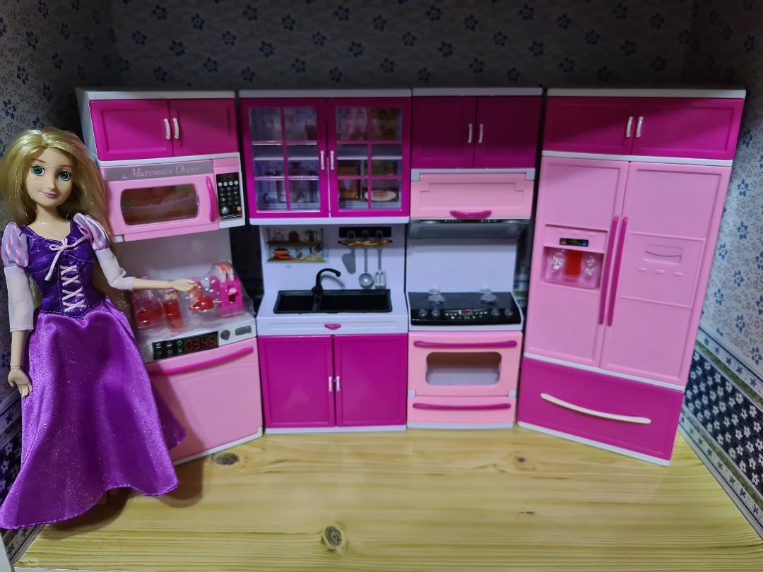 barbie kitchen set games