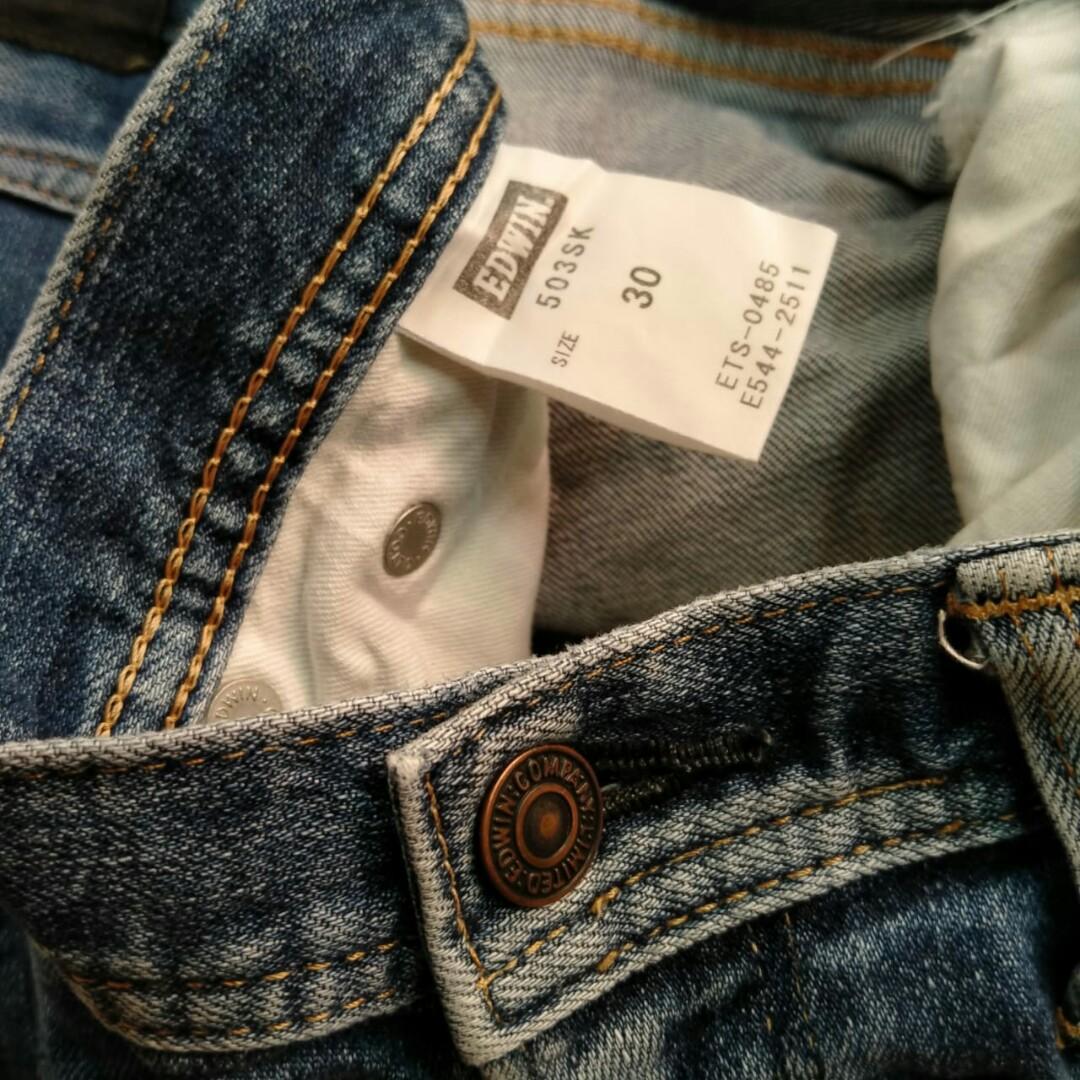 EDWIN SKINNY 30/31 STRETCH, Fesyen Pria 