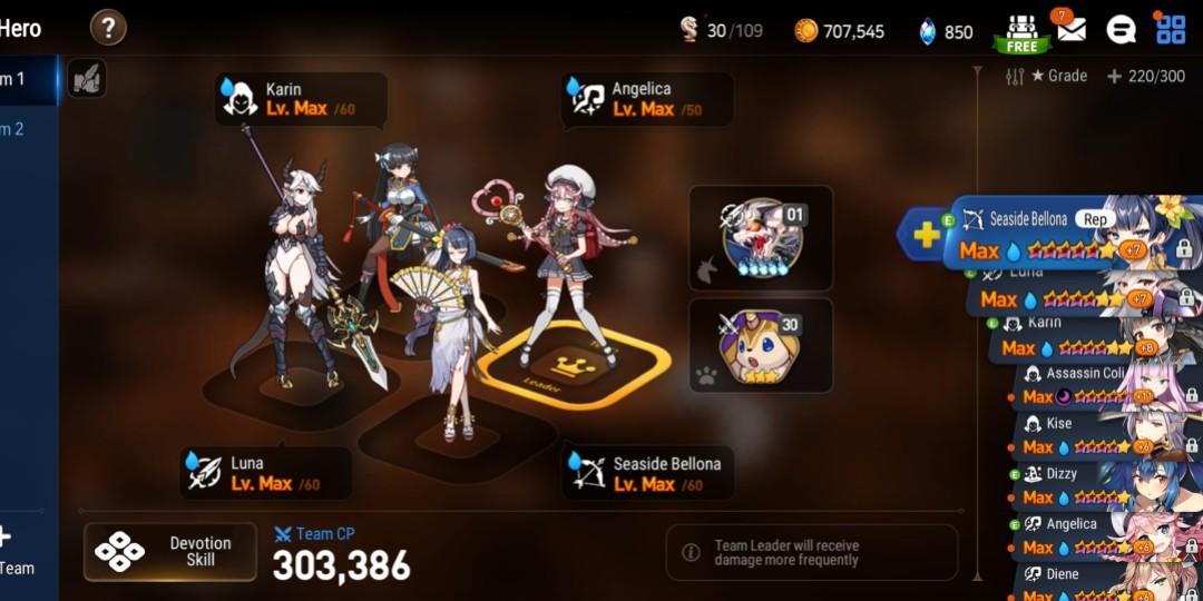 Epic Seven 2 5* ML Account Asia Server, Toys & Games ...