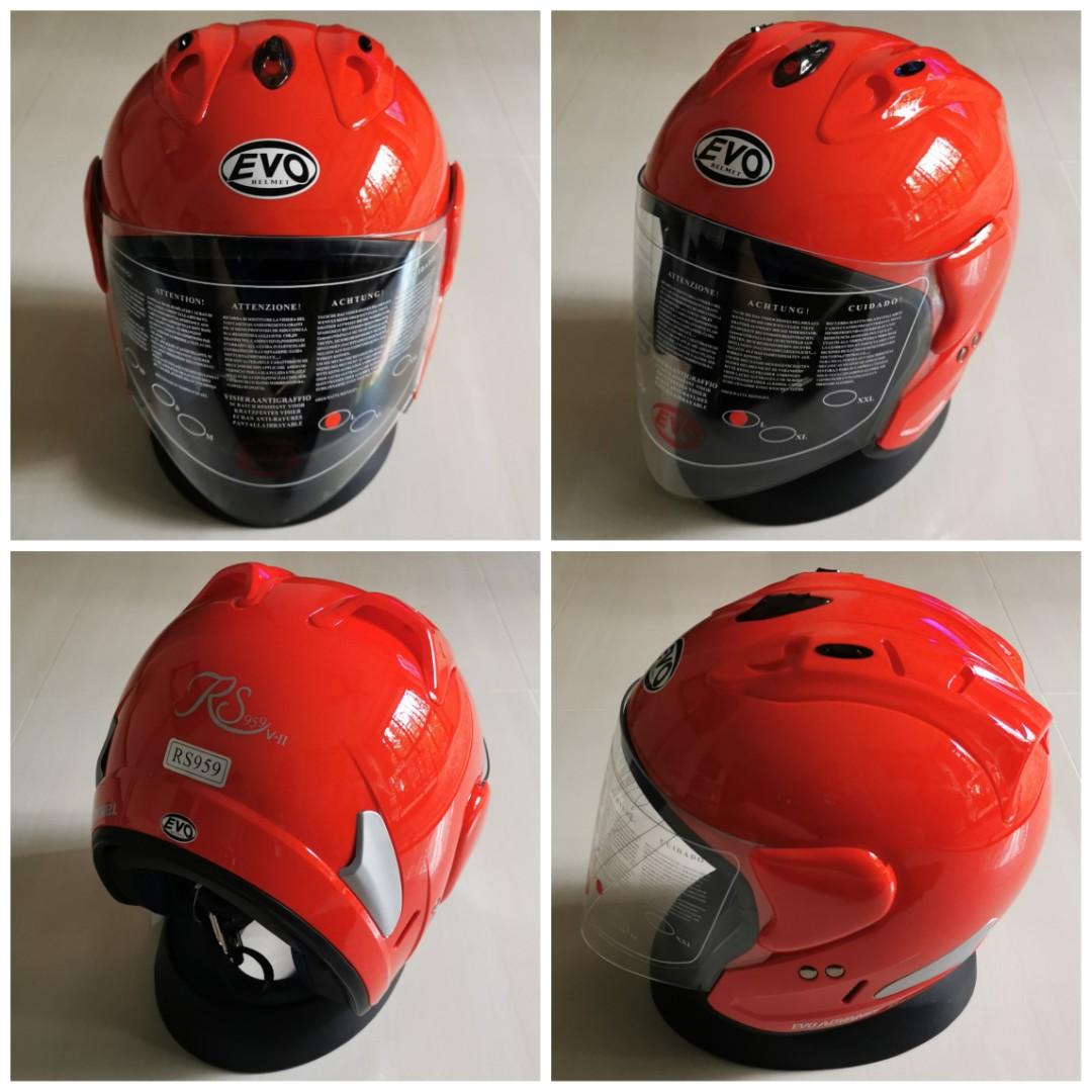 Evo Helmet, Motorcycles, Motorcycle Accessories on Carousell