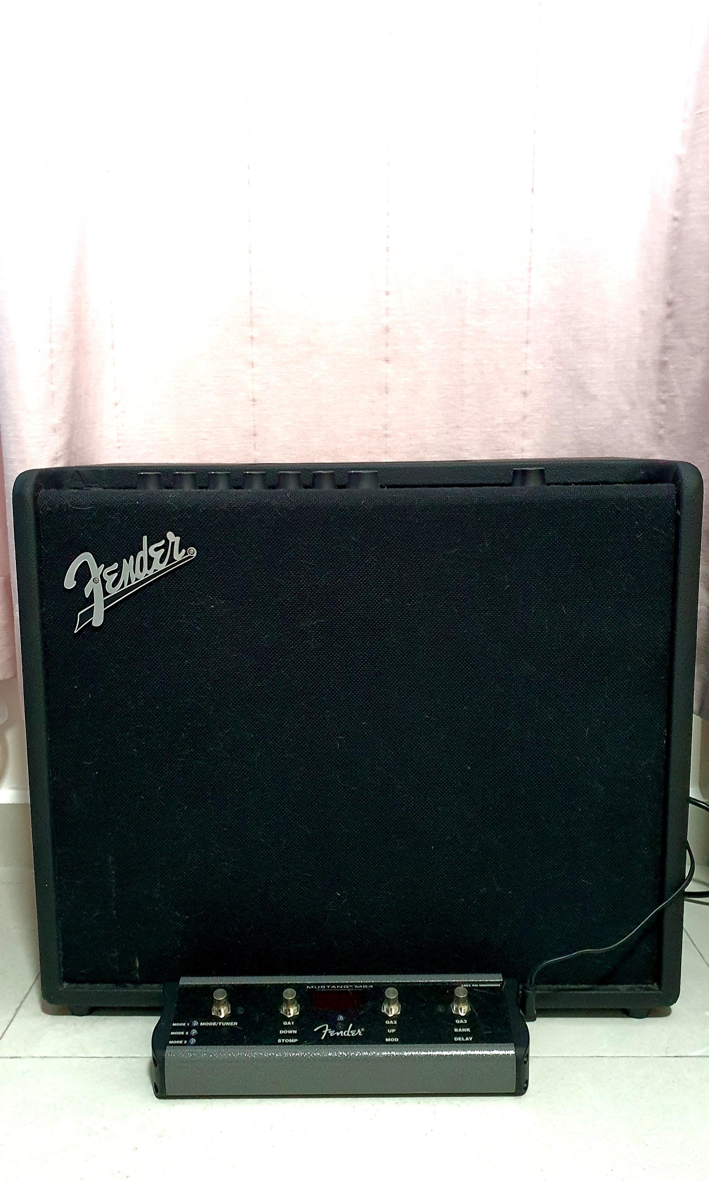 Fender Mustang Gt100 V2 Amplifier With Mgt 4 Footswitch Hobbies Toys Music Media Musical Instruments On Carousell