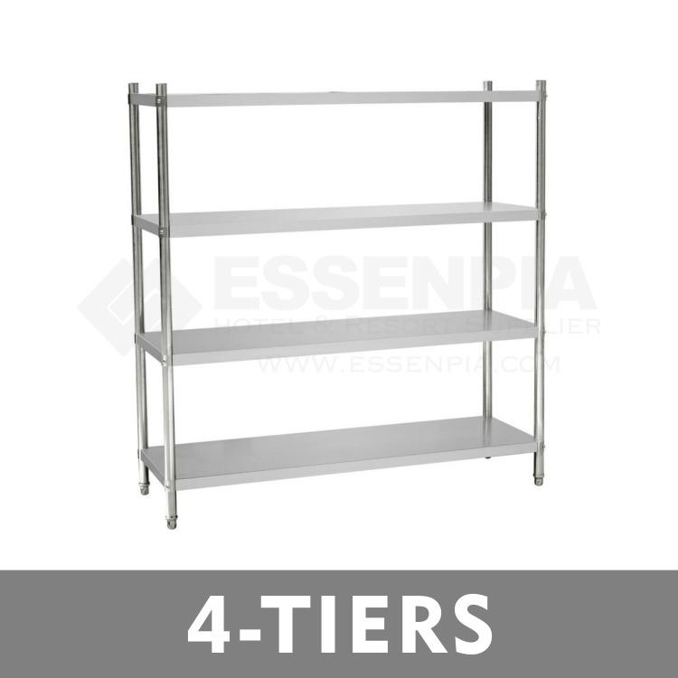 FOURlayer Shelf Storage Rack Storage Shelf Restaurant Kitchen Shelving Kitchen Rack Kitchen