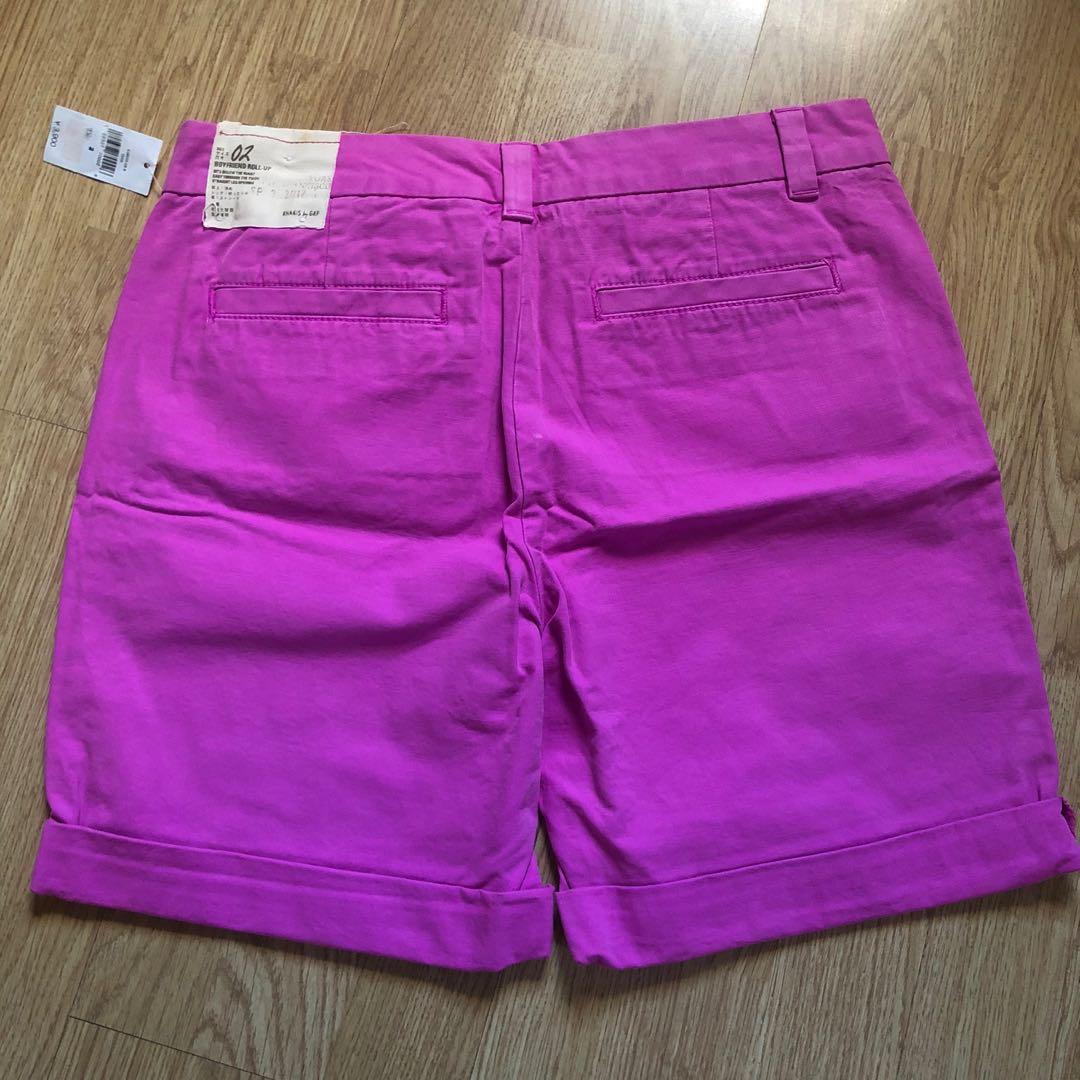 Gap boyfriend roll up khaki shorts clearance