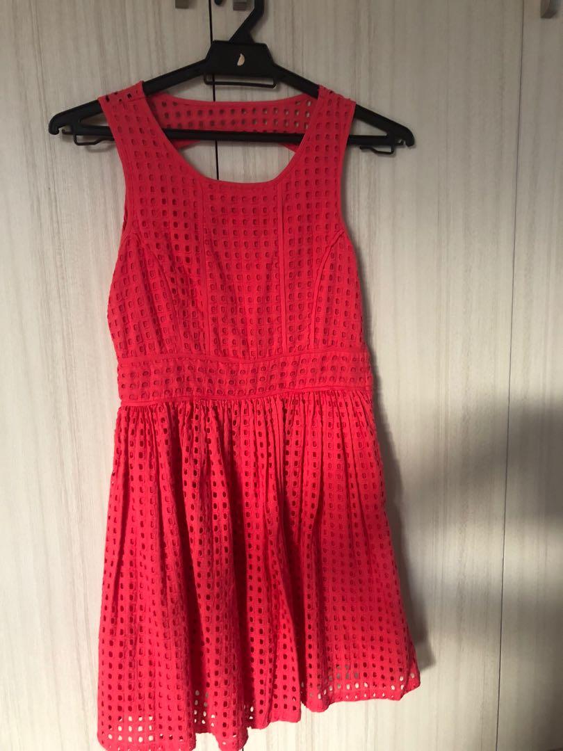 girls red dress size 12