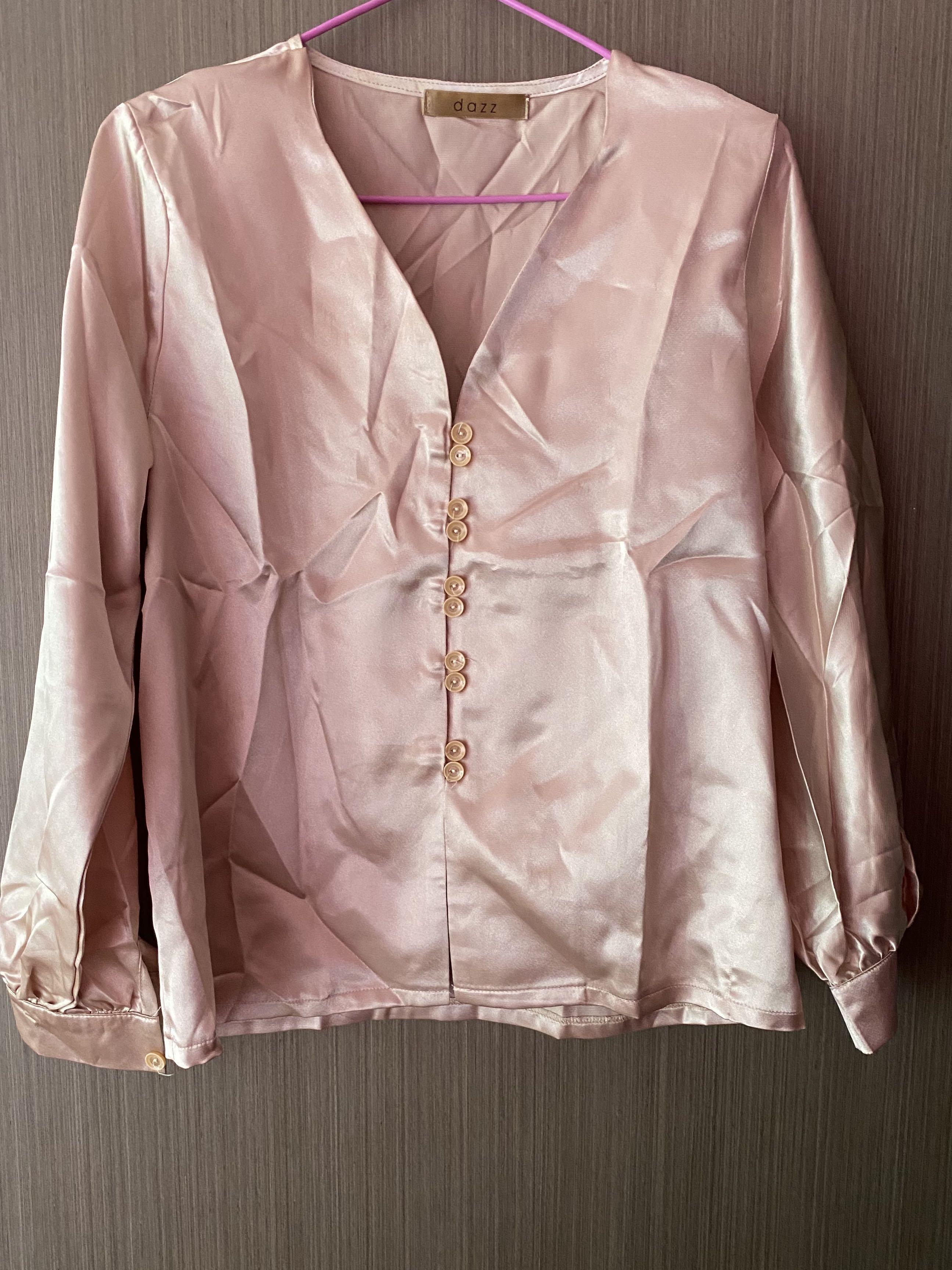 satin work blouse
