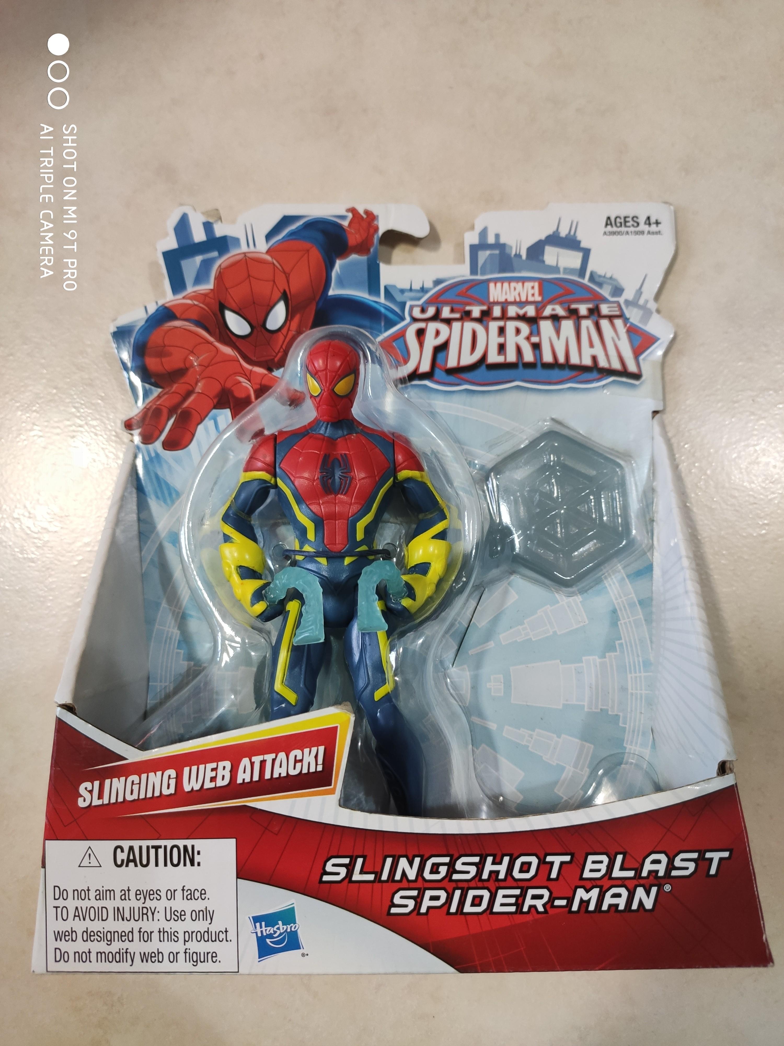 Hasbro Ultimate SpiderMan Slingshot Blast SpiderMan, Hobbies & Toys