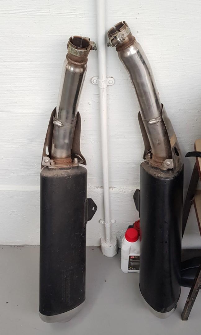 hayabusa stock exhaust
