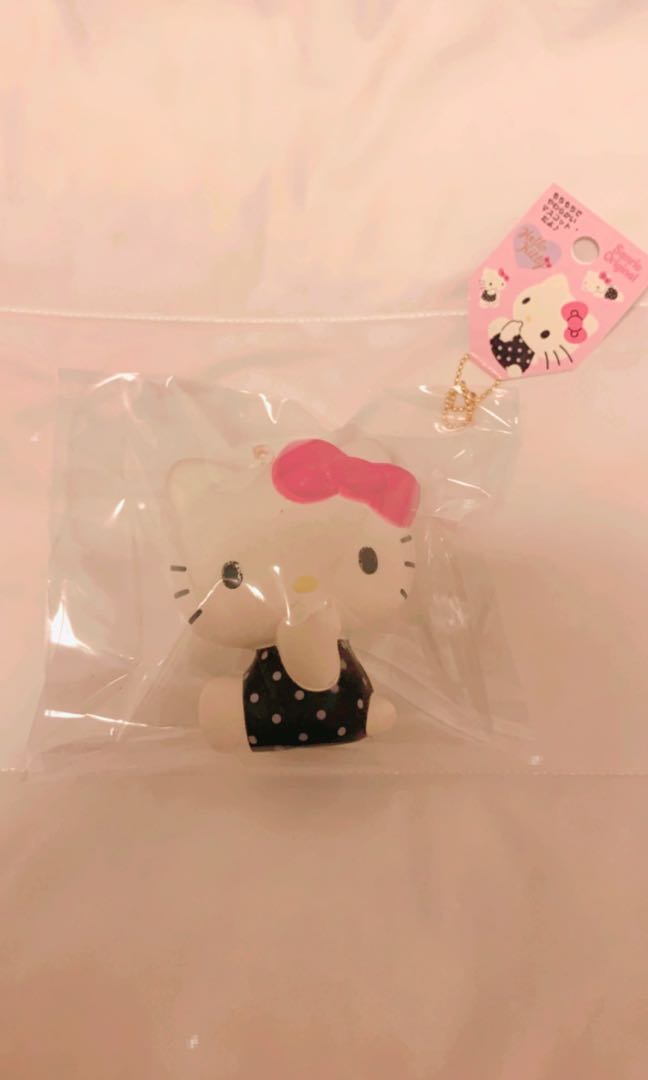 hello kitty mascot, cafe de n, cheburashka tagged squishy