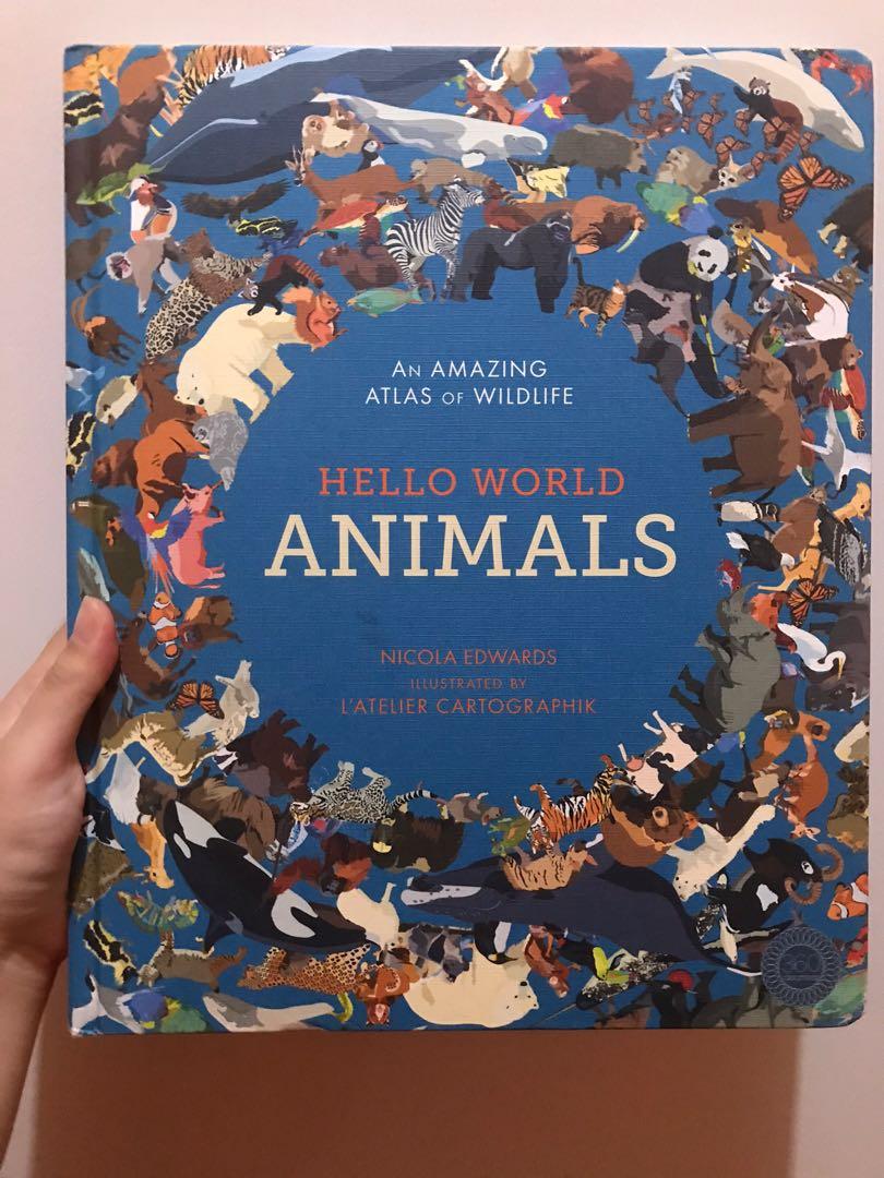 Get Wallpaper Hello World Animals Children S Books By Nicola Edwards English For Android