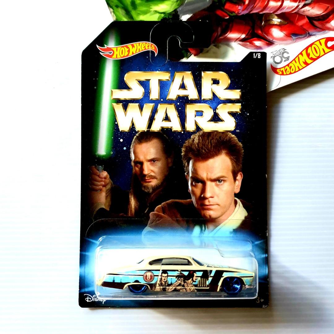 Hot Wheels Star Wars Qui-Gon Jinn Obi-Wan Kenobi Fish'D Chip