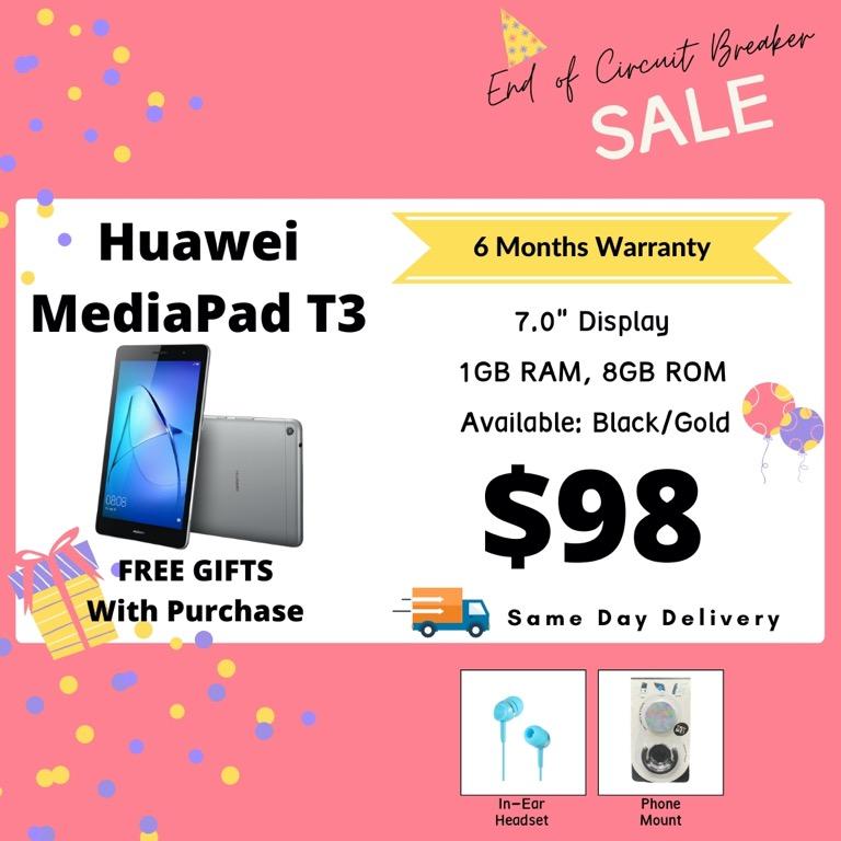 Huawei Mediapad T3 New 7 0 Tablet Mobile Phones Tablets Tablets On Carousell