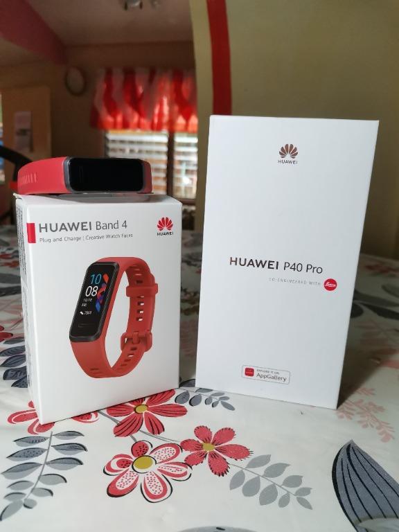 Huawei P40 Pro w/ Band 4 Smart Watch (Category: Huawei) located in Cebu City. Submitted by ralphronald (Listing ID 1012709609, Image 2). Description: Huawei P40 Pro w/ Band 4 Smart Watch * CPU- Octa-core Kirin 990 5G * EMUI 10.1 (Andriod 10) * 4200mAh Battery Capacity, Charging 40W * Rear Quad Camera w/ 50 MP Ultra Vision Camera Main Lens * Front Camera: 32 MP Selfie * Water and Dust Resistant IP68 * External Memory Support up to 256GB * Service 