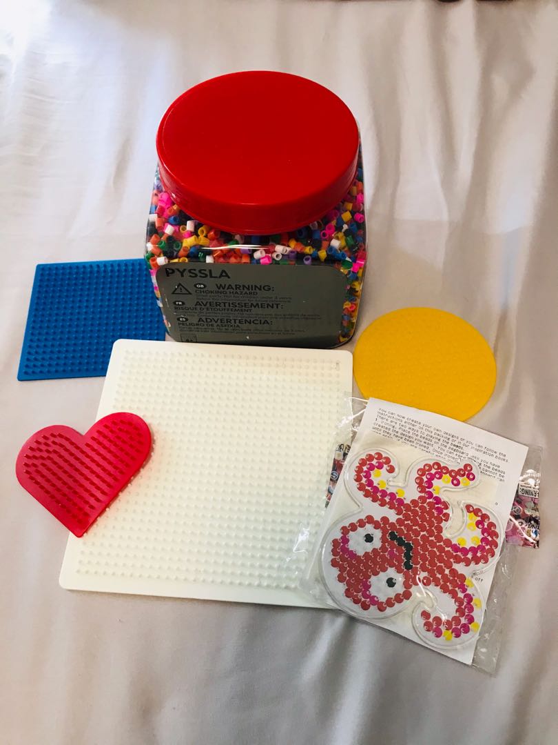 IKEA Ironon Beads Arts and Crafts for Kids, Design & Craft, Craft