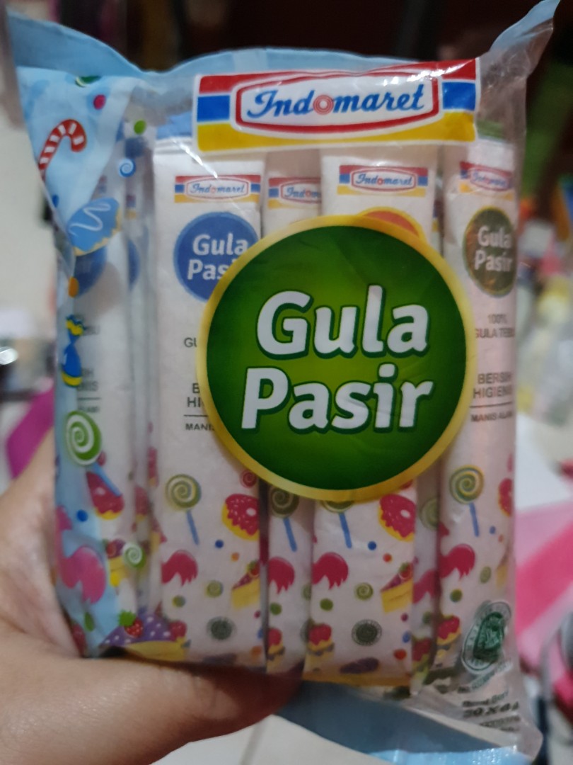Indomaret Gula Pasir Putih Sachet Teh Kopi 30 X 8 Gram 8g Alami Manis Original Makanan Minuman Snek Di Carousell