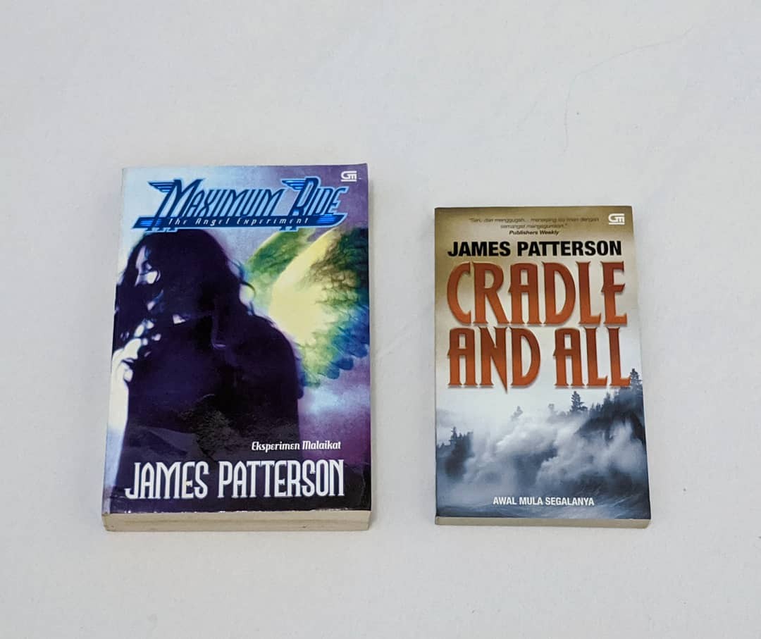 Novel terjemahan paket 2 buku James Petterson, Buku & Alat Tulis, Buku di  Carousell