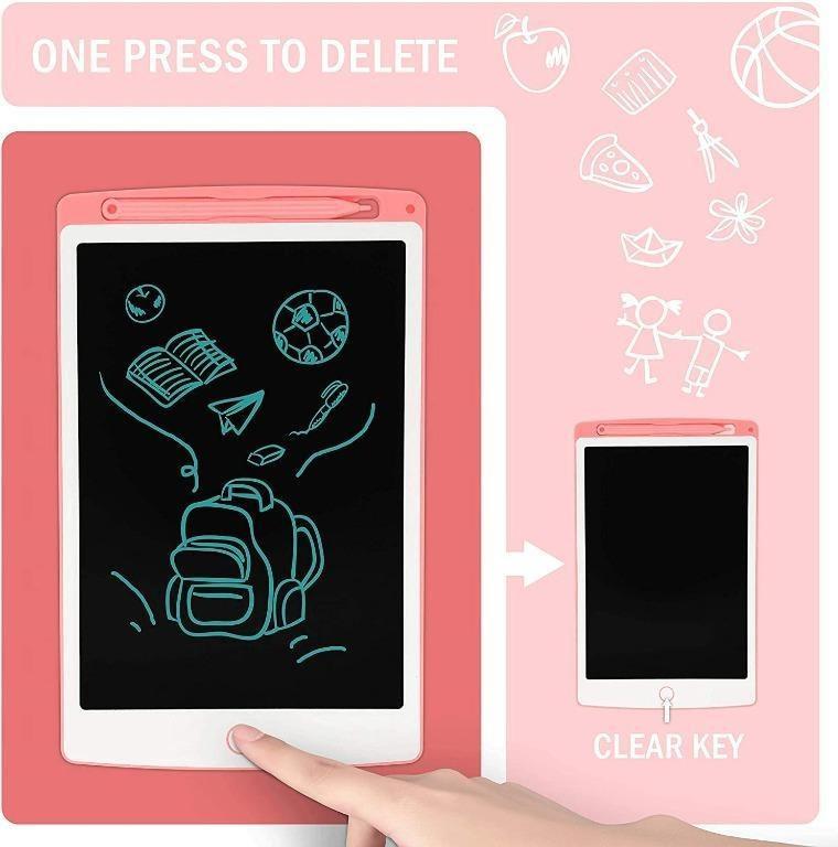 Jonzoo LCD Writing Tablet, 8.5 inch Mini Electronic Doodle Board Kids ...