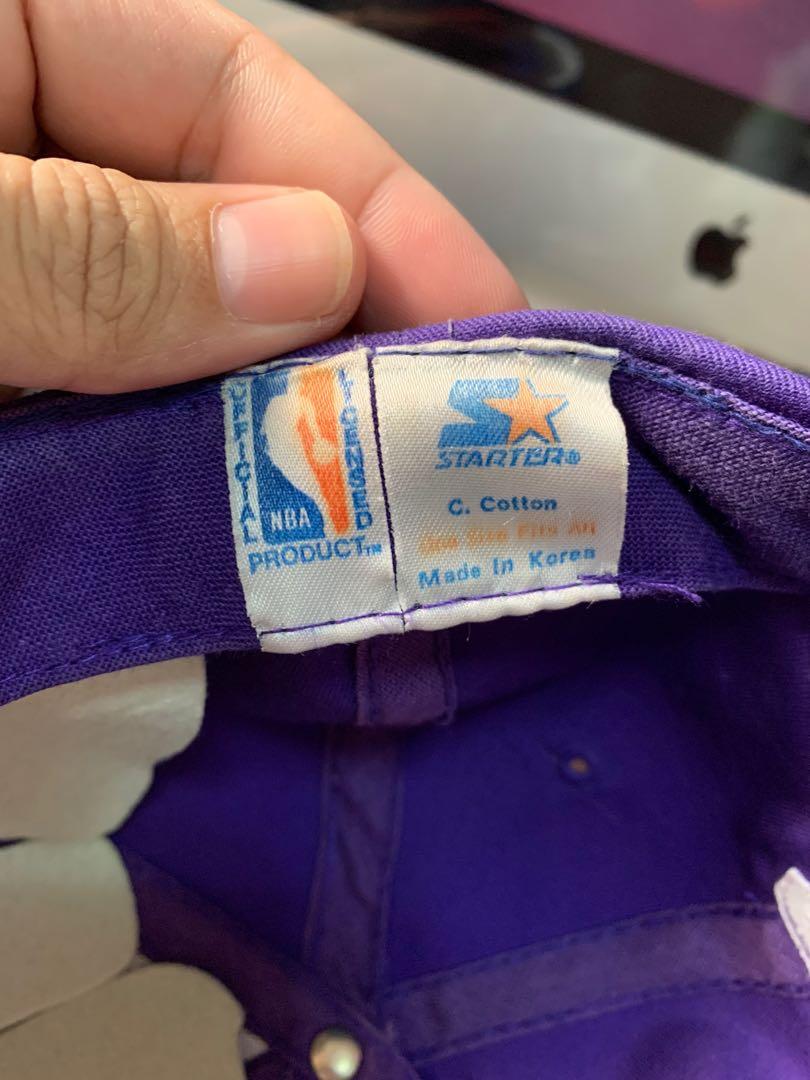 Lakers Vintage Motion Snapback Twill By Starter Men S Fashion Accessories Caps Hats On Carousell