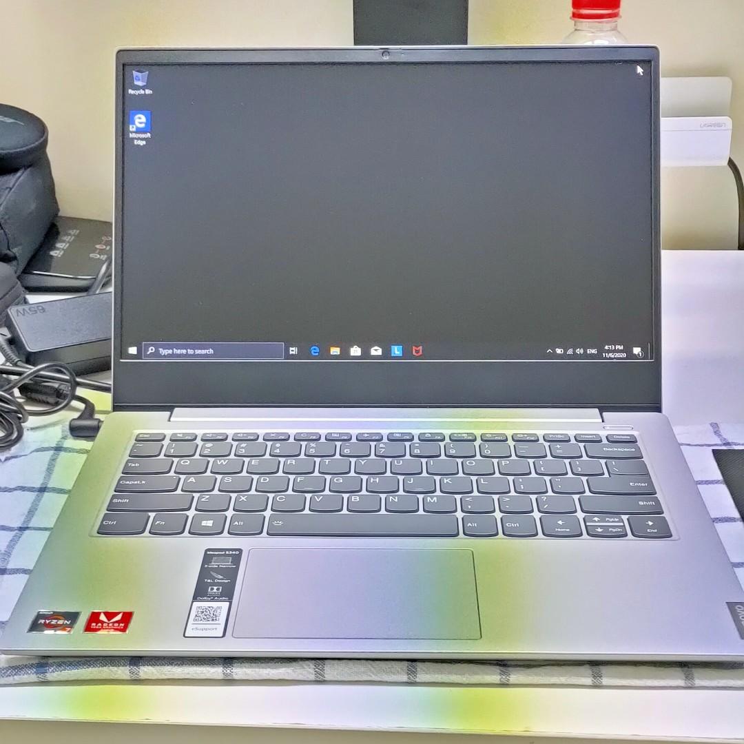 Lenovo Ideapad S340 14api Ryzen 7 8gb 512gb Radeon Vera 10 With Office 365 Electronics Computers Laptops On Carousell