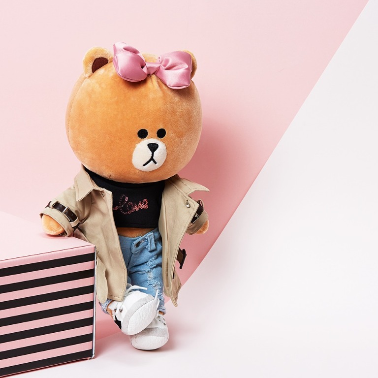Line friends choco plush hotsell