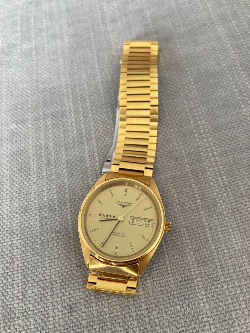 Longines on sale admiral gold