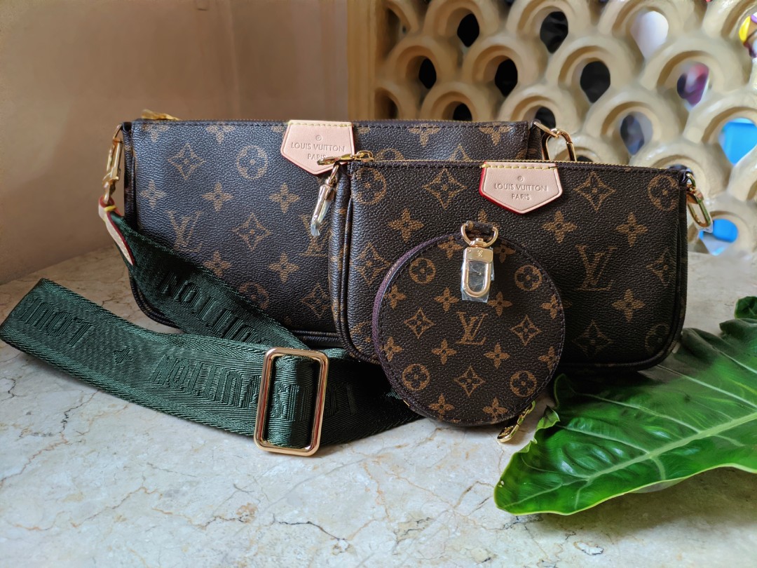 NEW RELEASE LOUIS VUITTON POCHETTE IN ARMY GREEN
