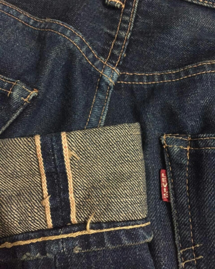 90S BLEACHED LEVI'S 501 BIG E USA MADE - デニム