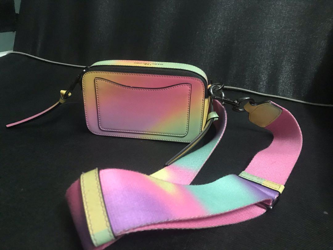 Marc Jacobs Snapshot Airbrushed Rainbow Camera Bag