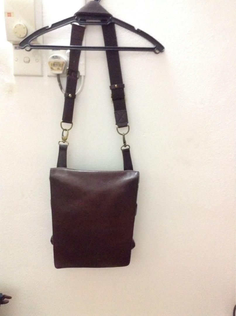 Jaspal Leather Sling bag Men s Fashion Bags Sling Bags on Carousell