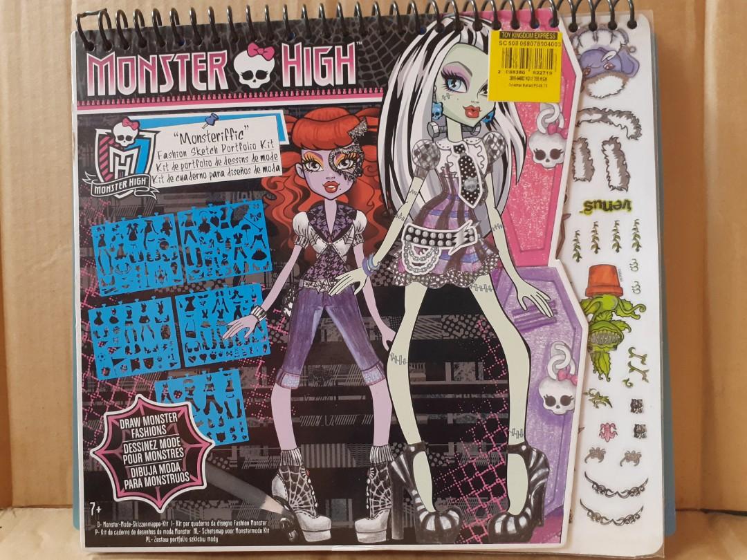 Monster High Monsterrific Fashion Sketch Portfolio Kit Toys Games Toys On Carousell
